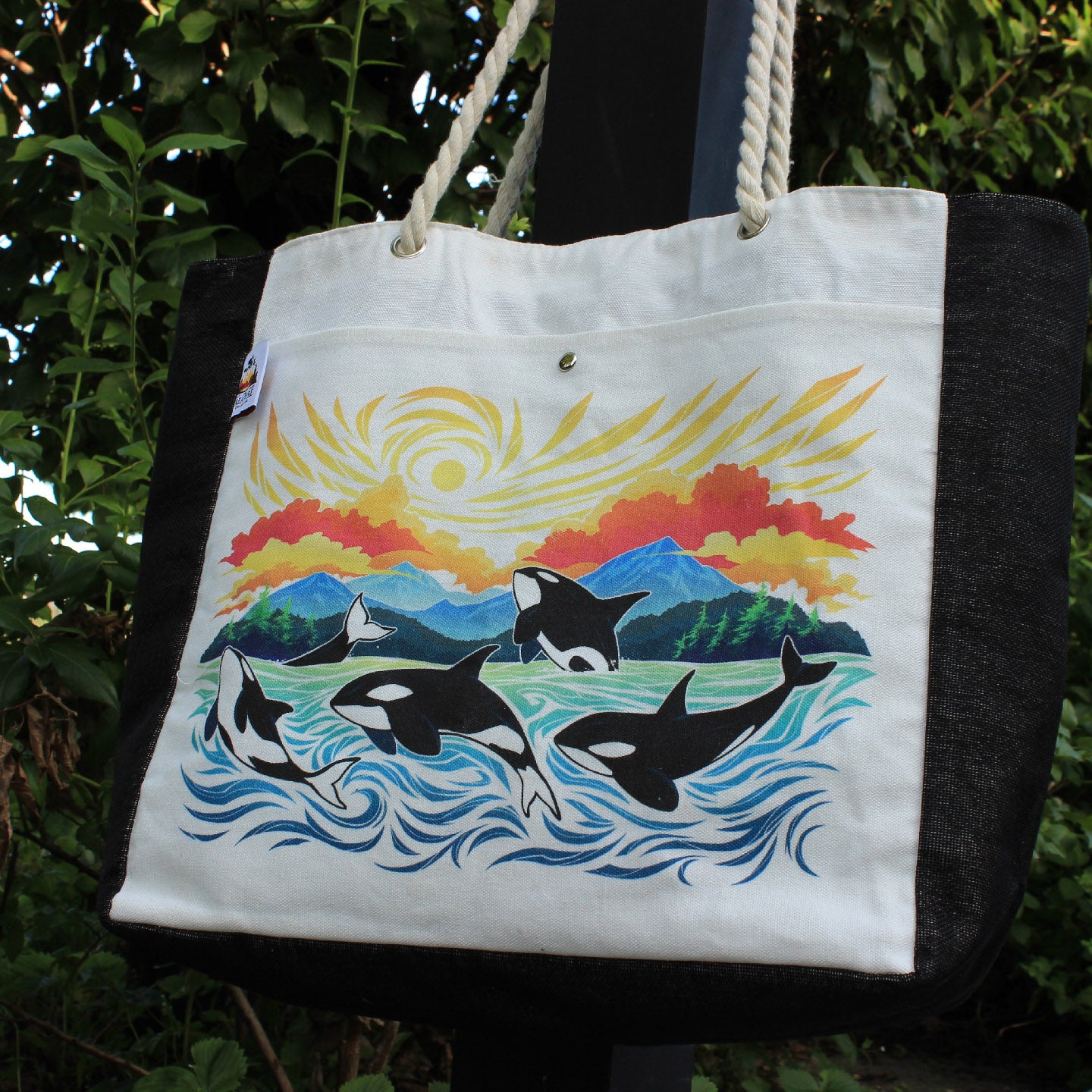 Orca Pod Beach Bag