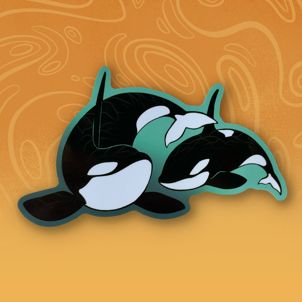 Orca Pod Sticker