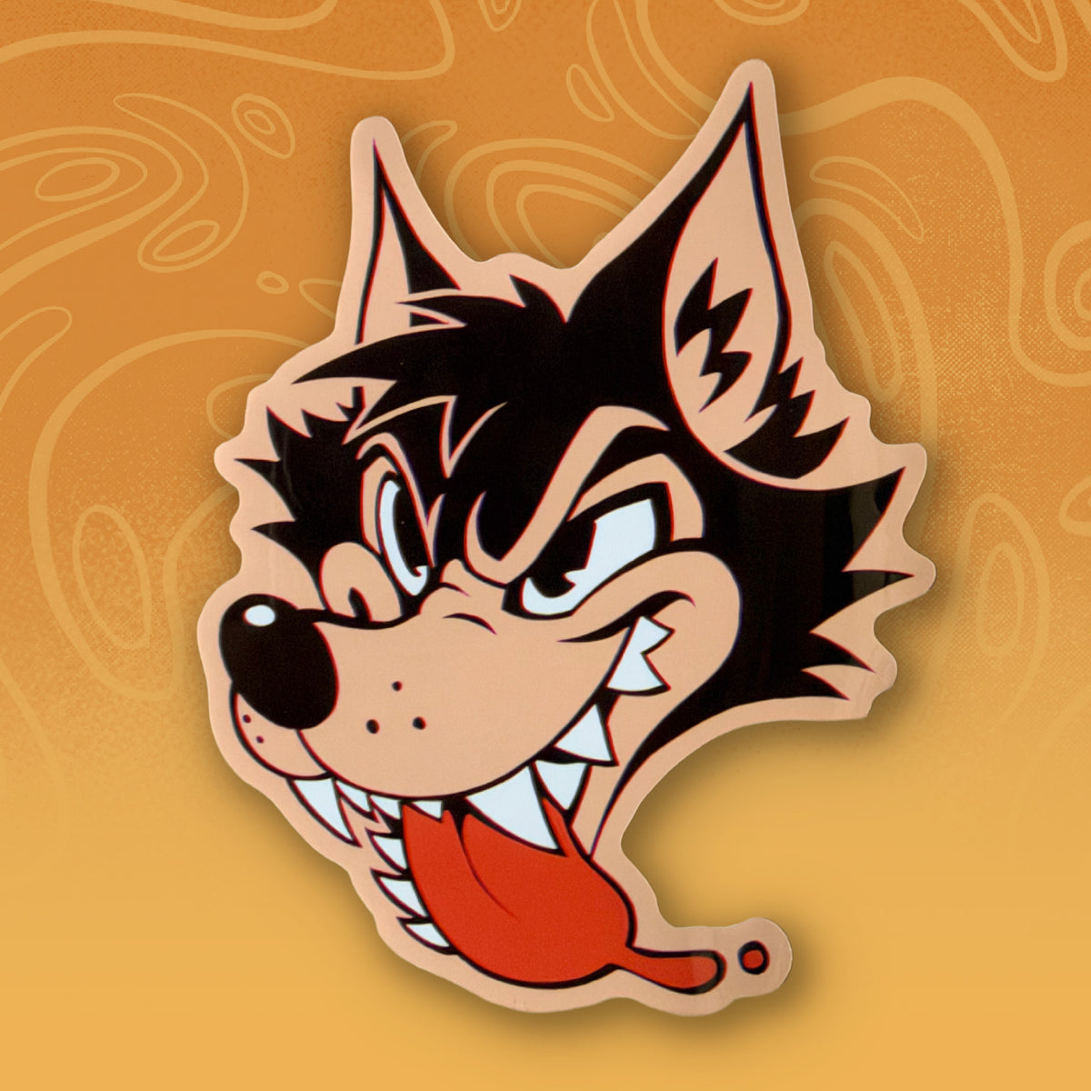 Toony Wolf Sticker