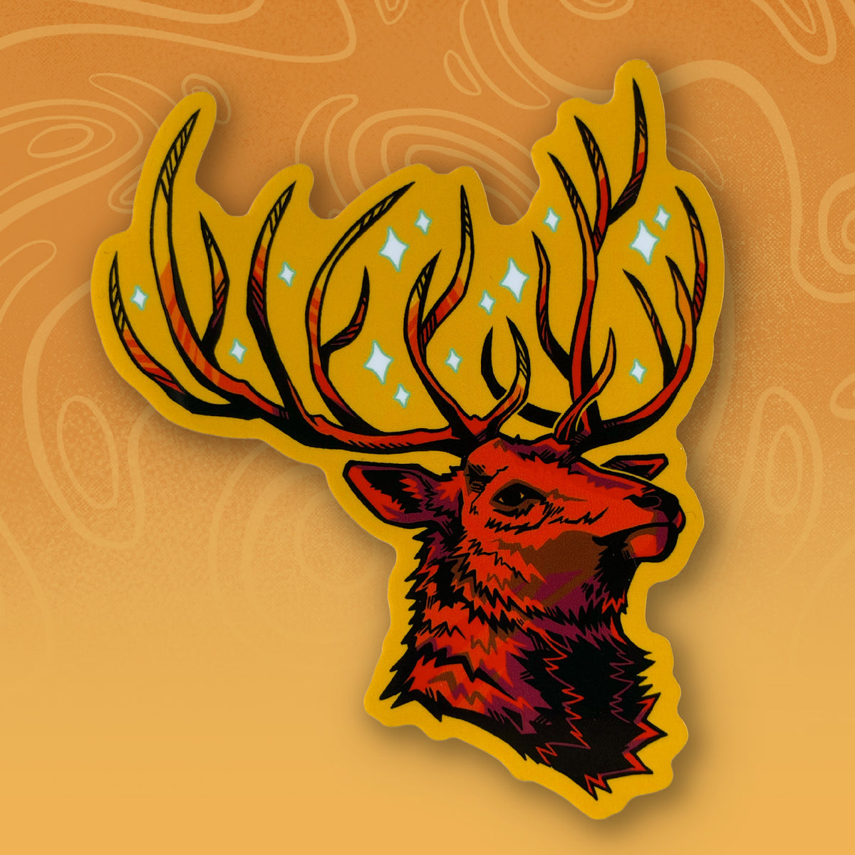 Deer Sticker