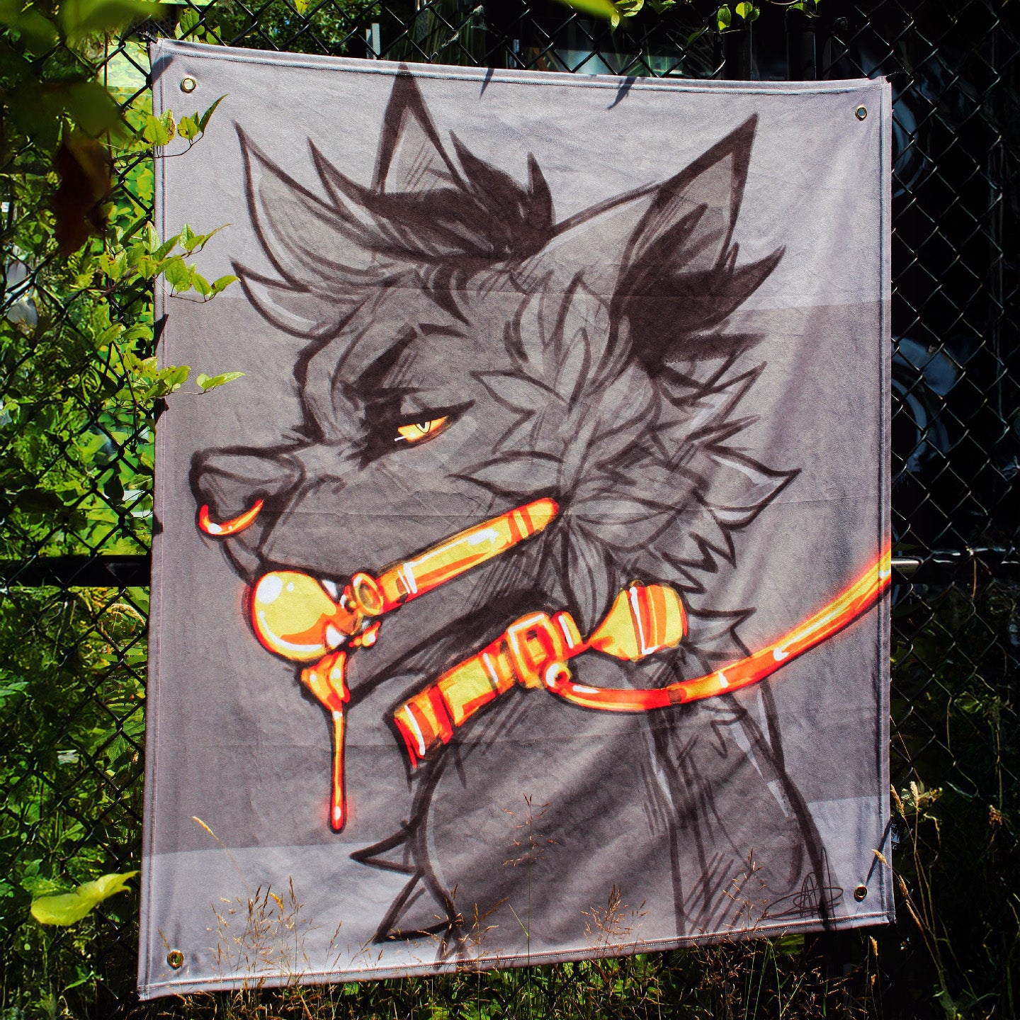 Gold Collar Tapestry