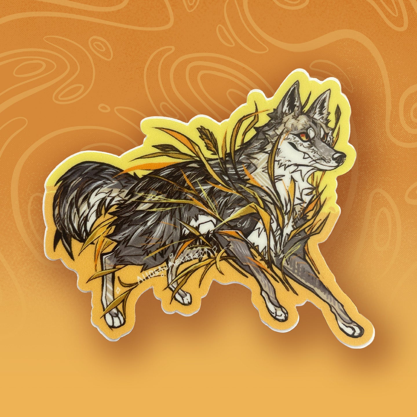 Bushwack Vinyl Sticker – The Creature Collective