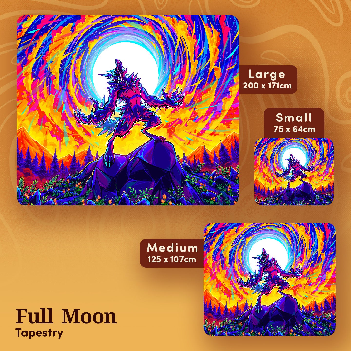 Full Moon Tapestry