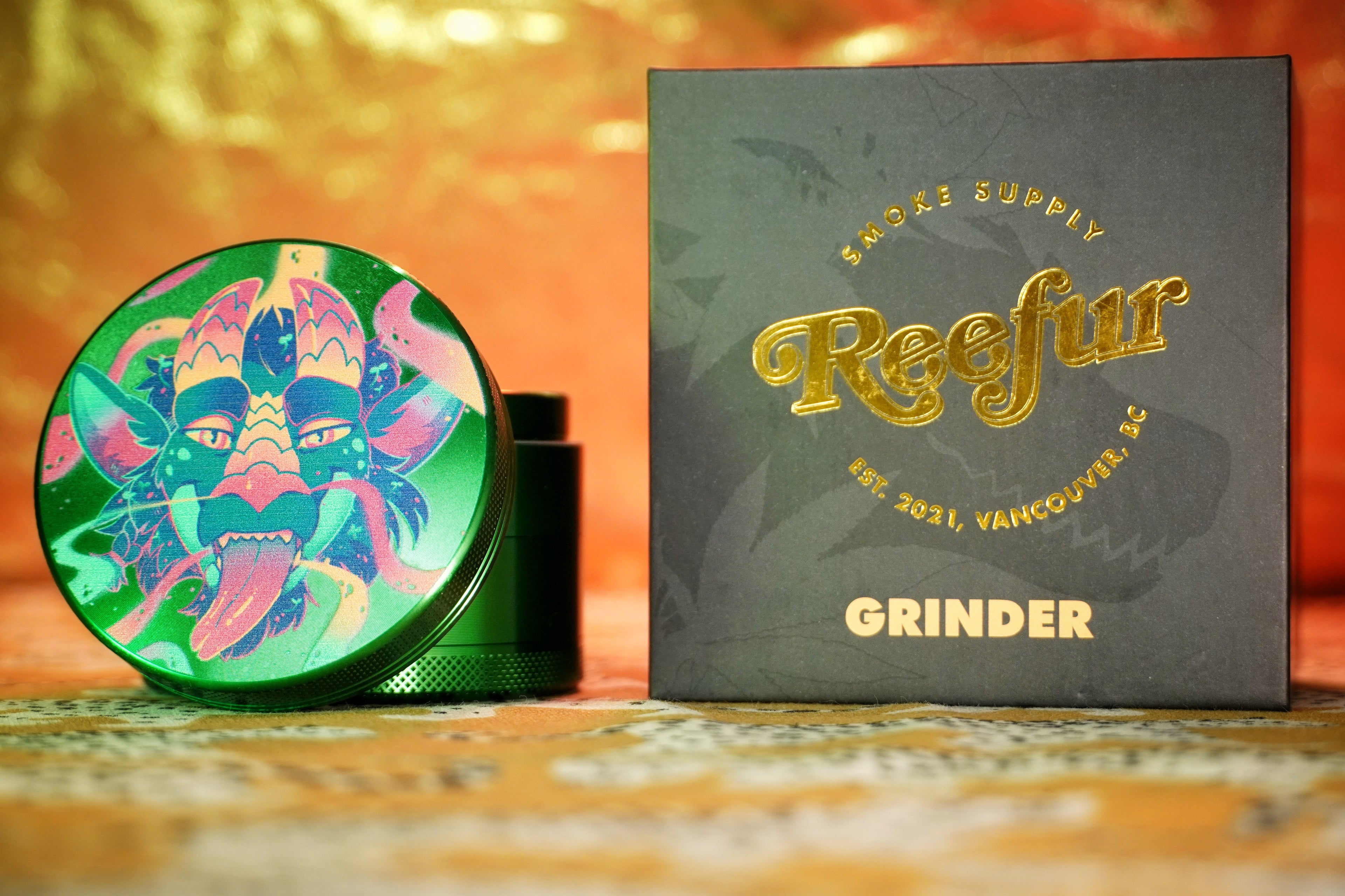 Smoky Eastern Dragon - Aluminum Grinder