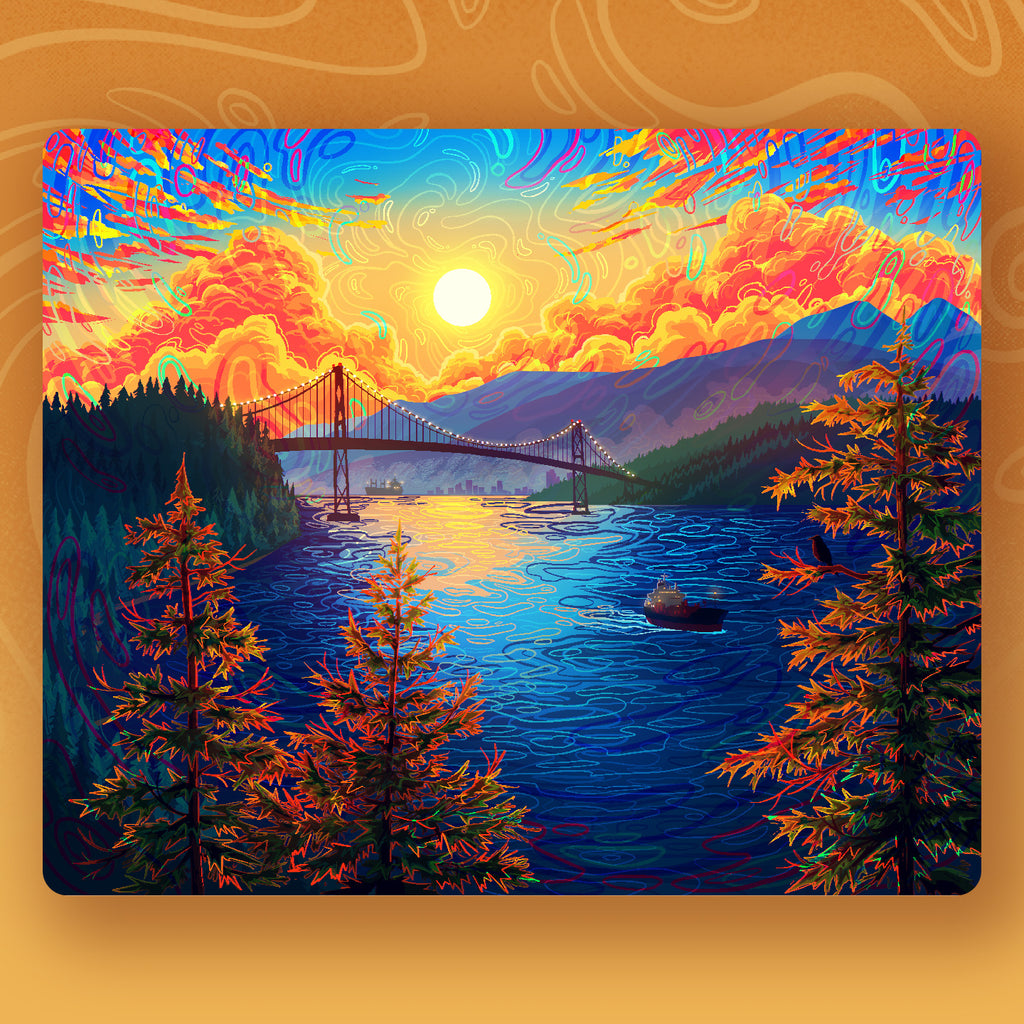Lion's Gate Bridge Tapestry