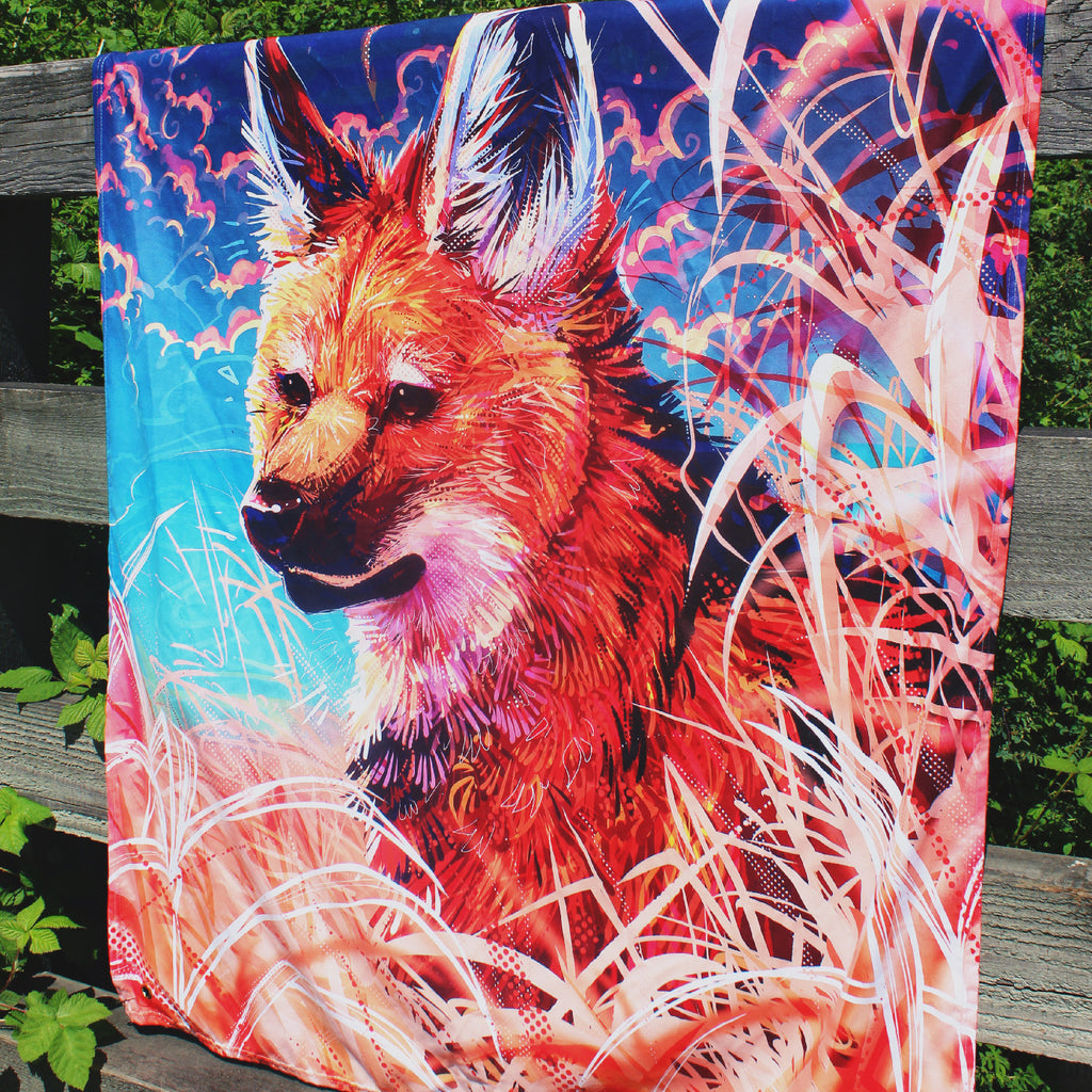 Maned Wolf Tapestry