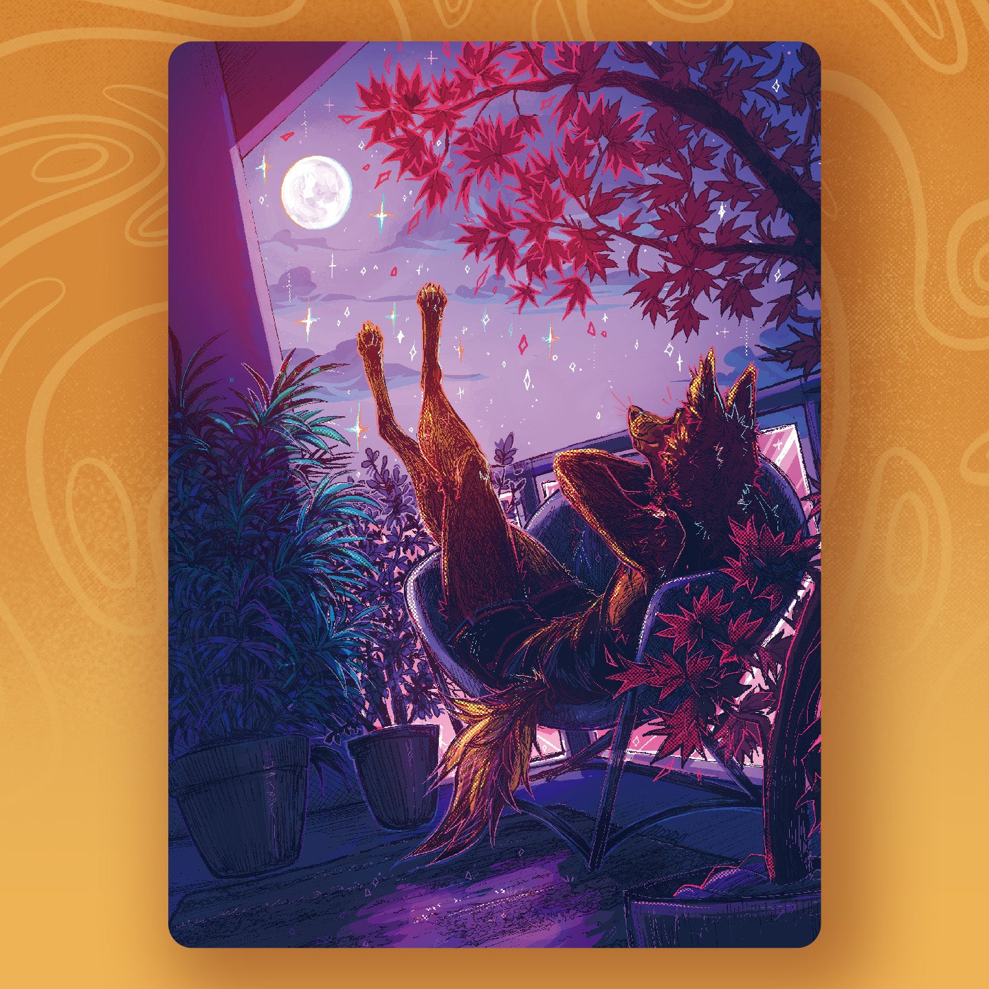 Moonbath Tapestry