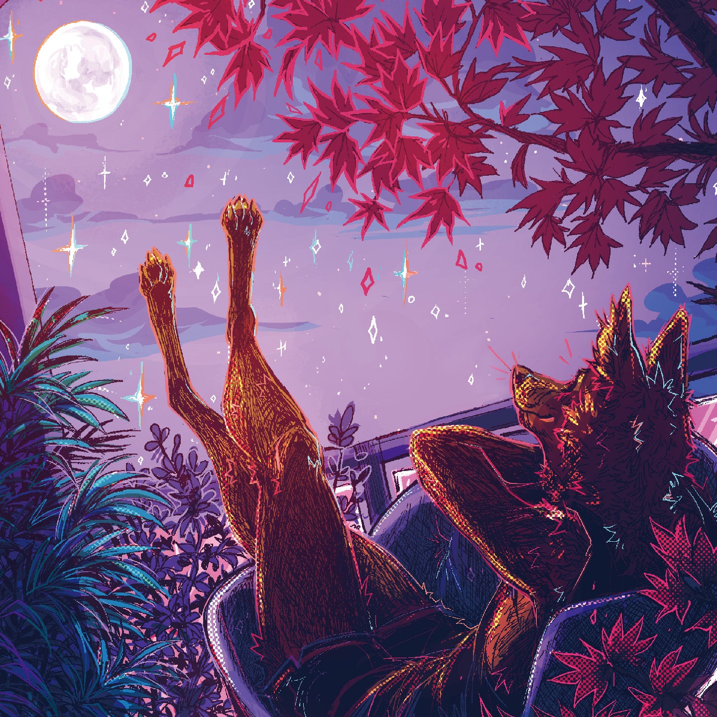 Moonbath Tapestry