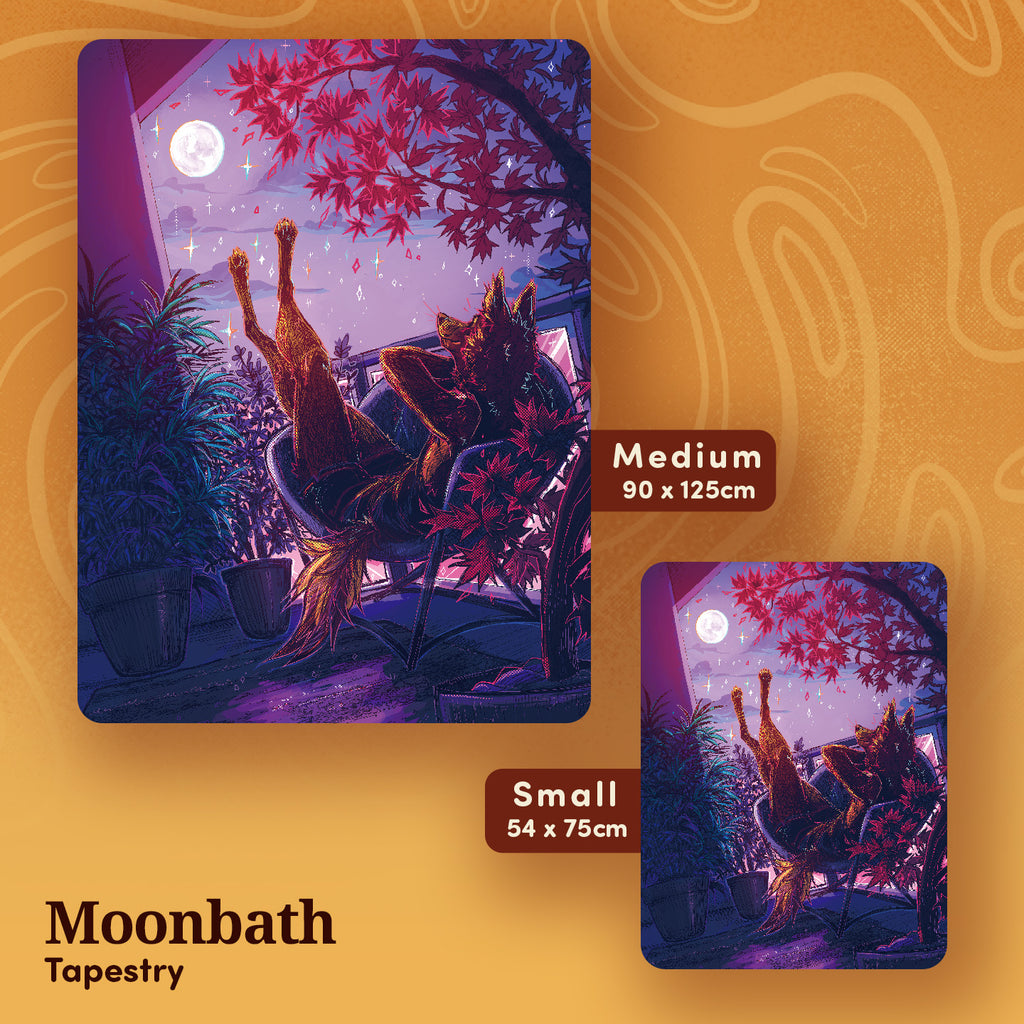 Moonbath Tapestry