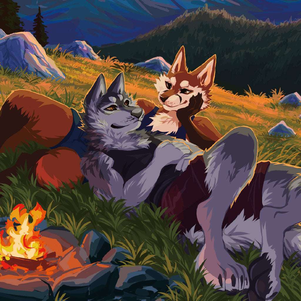 Mountain Cuddles Tapestry