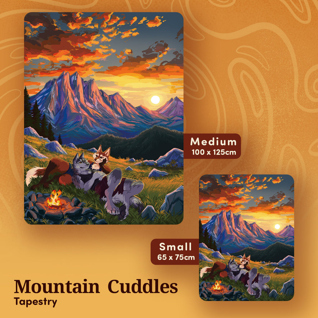 Mountain Cuddles Tapestry