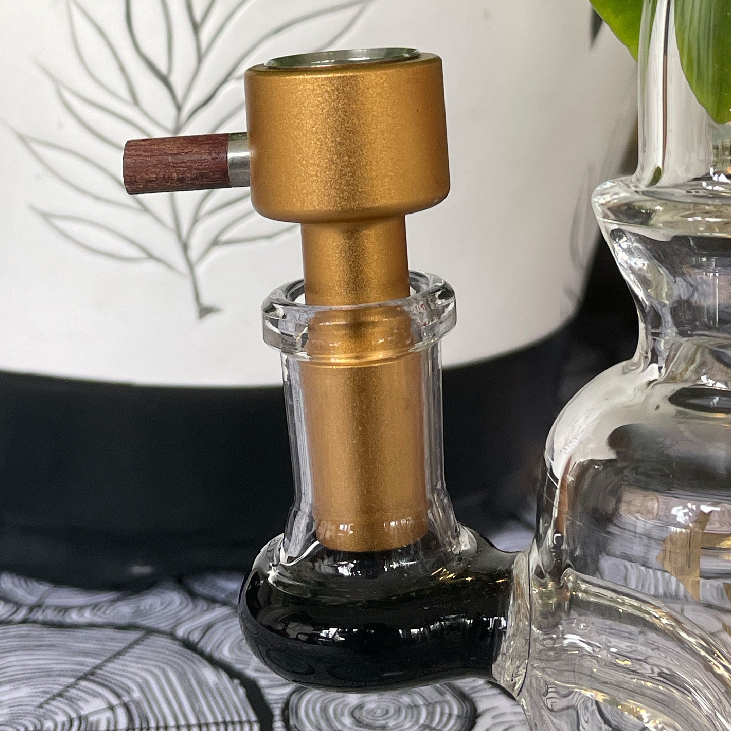 Aluminum Bowl w/ Wooden Handle