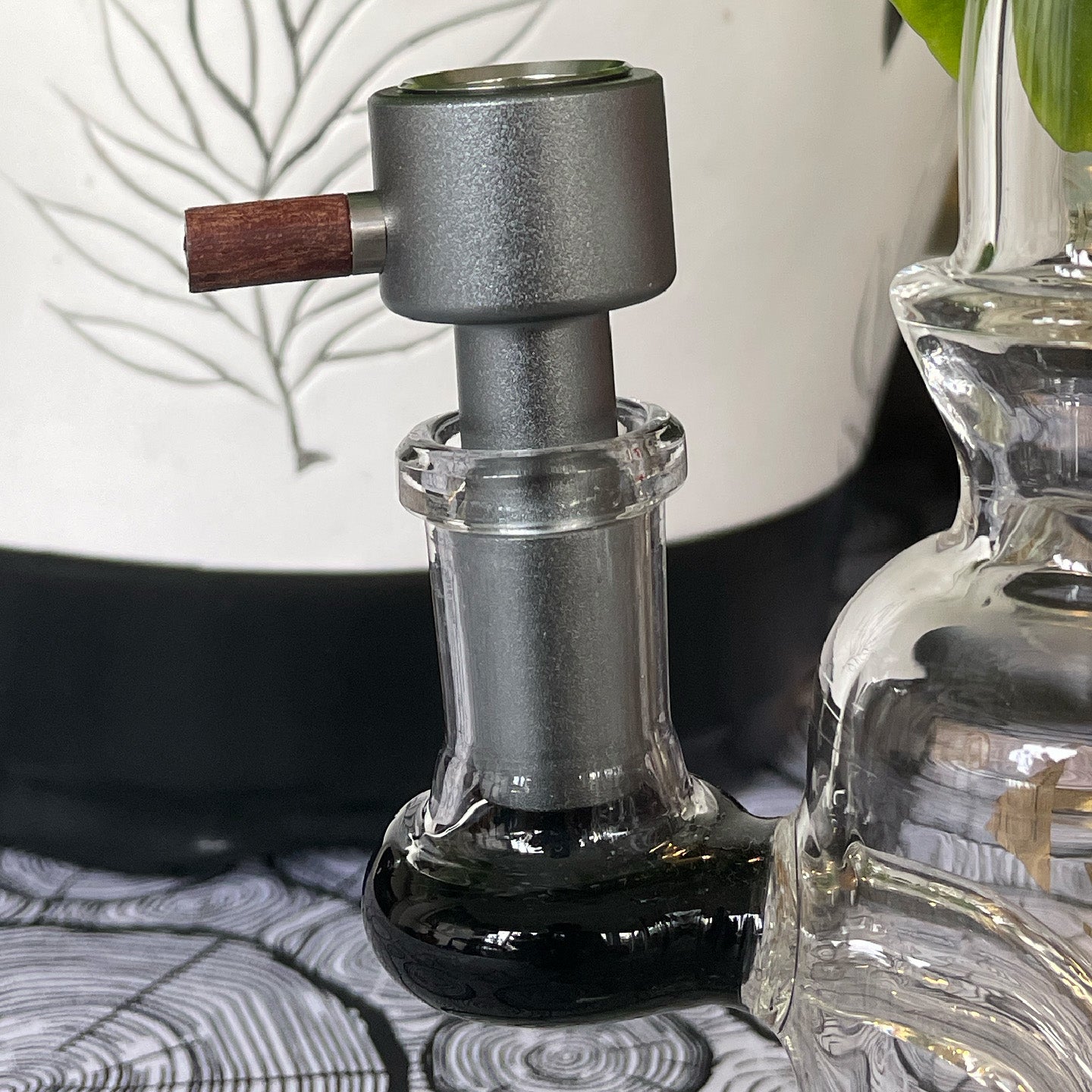 Aluminum Bowl w/ Wooden Handle