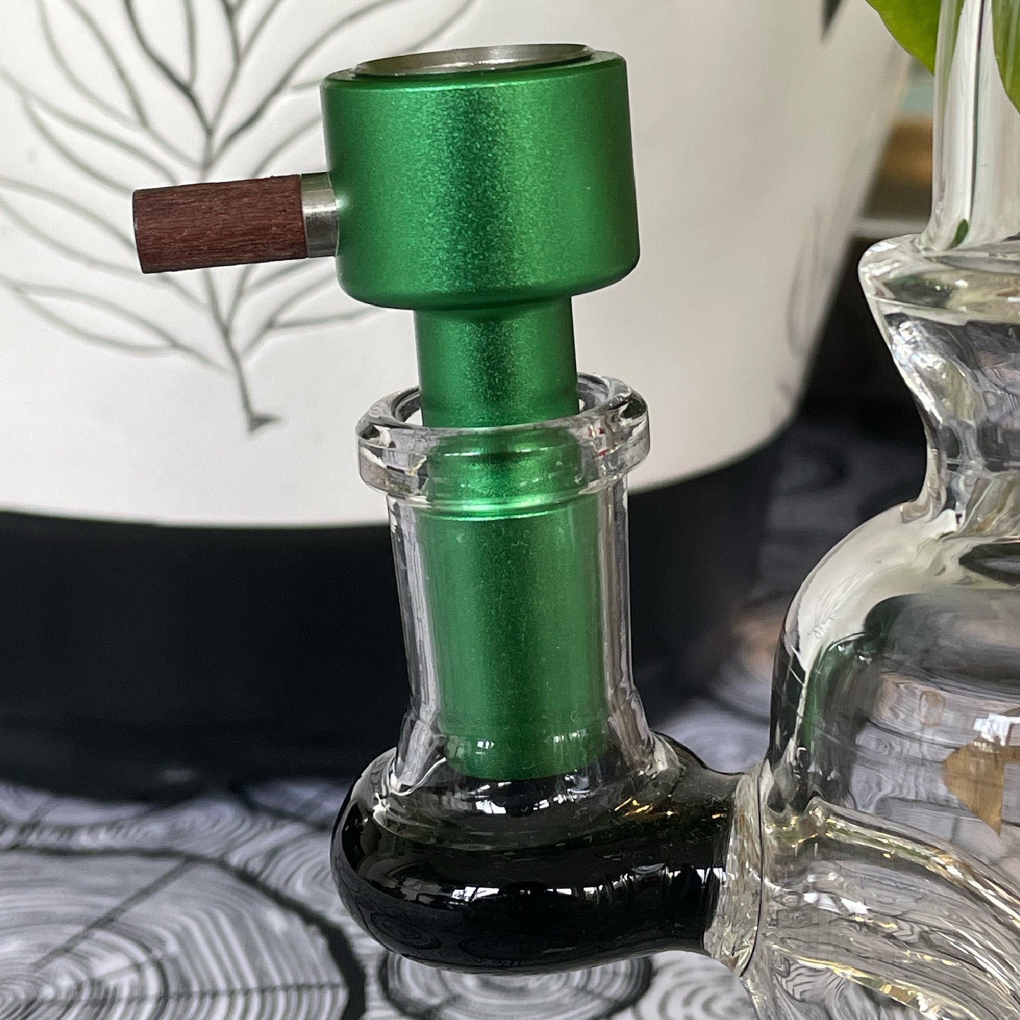 Aluminum Bowl w/ Wooden Handle