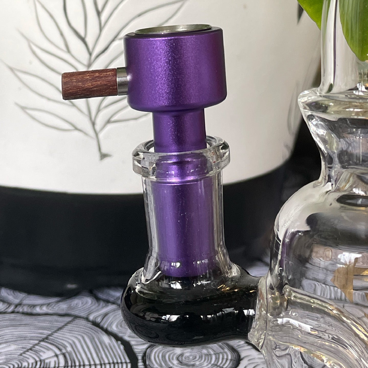 Aluminum Bowl w/ Wooden Handle