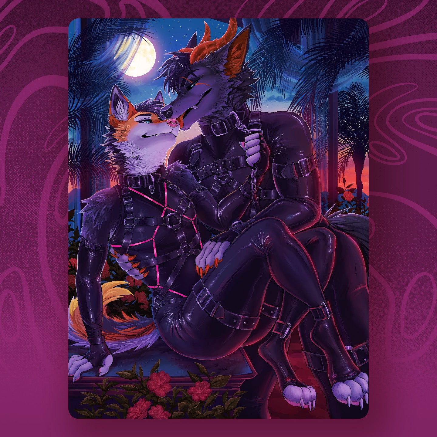 Shiny Couple Tapestry