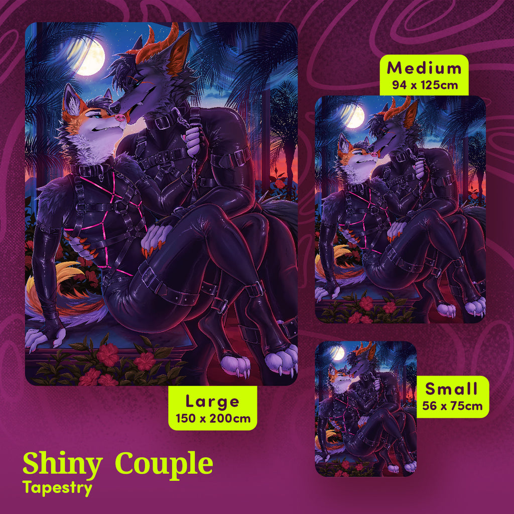 Shiny Couple Tapestry