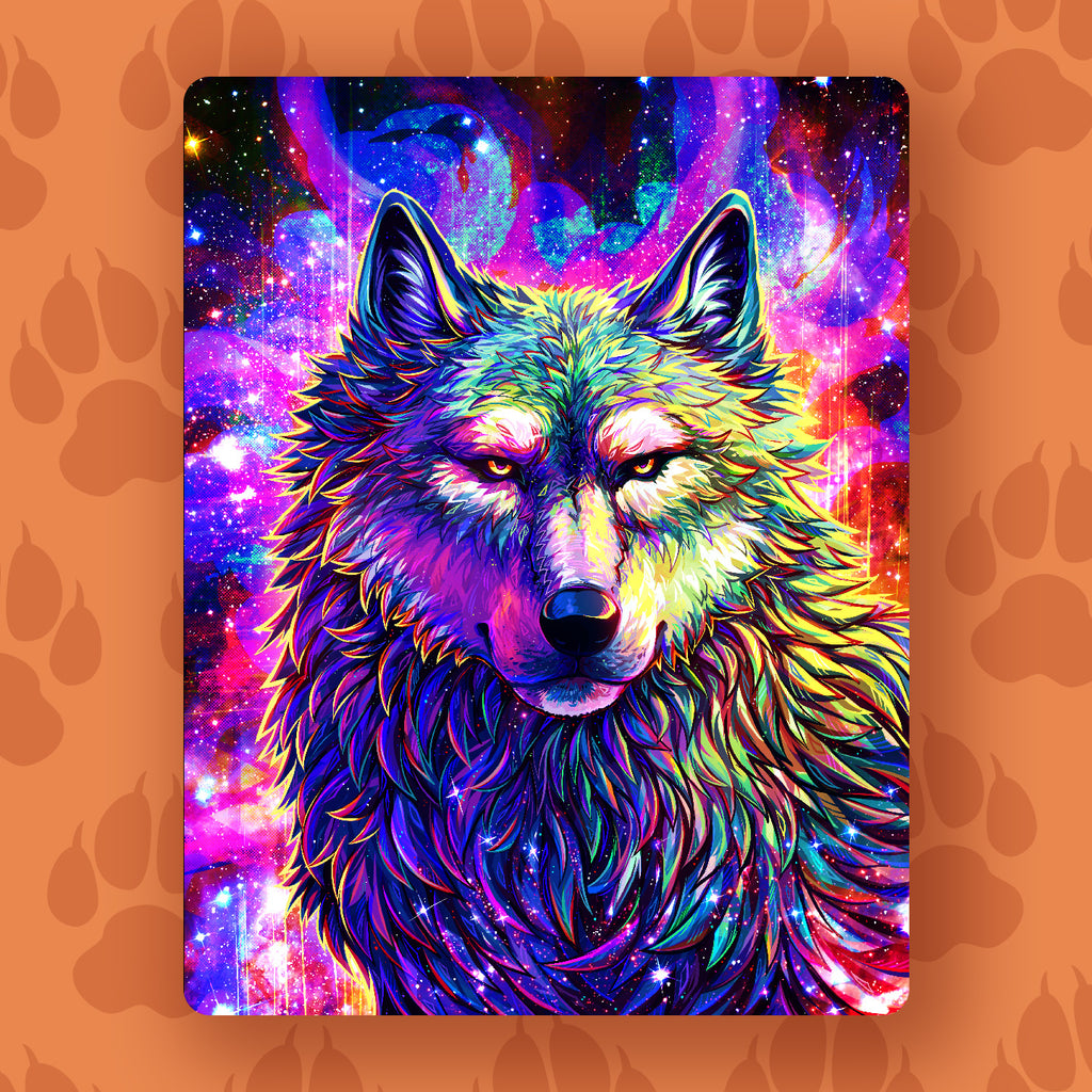 Space Wolf Art Print