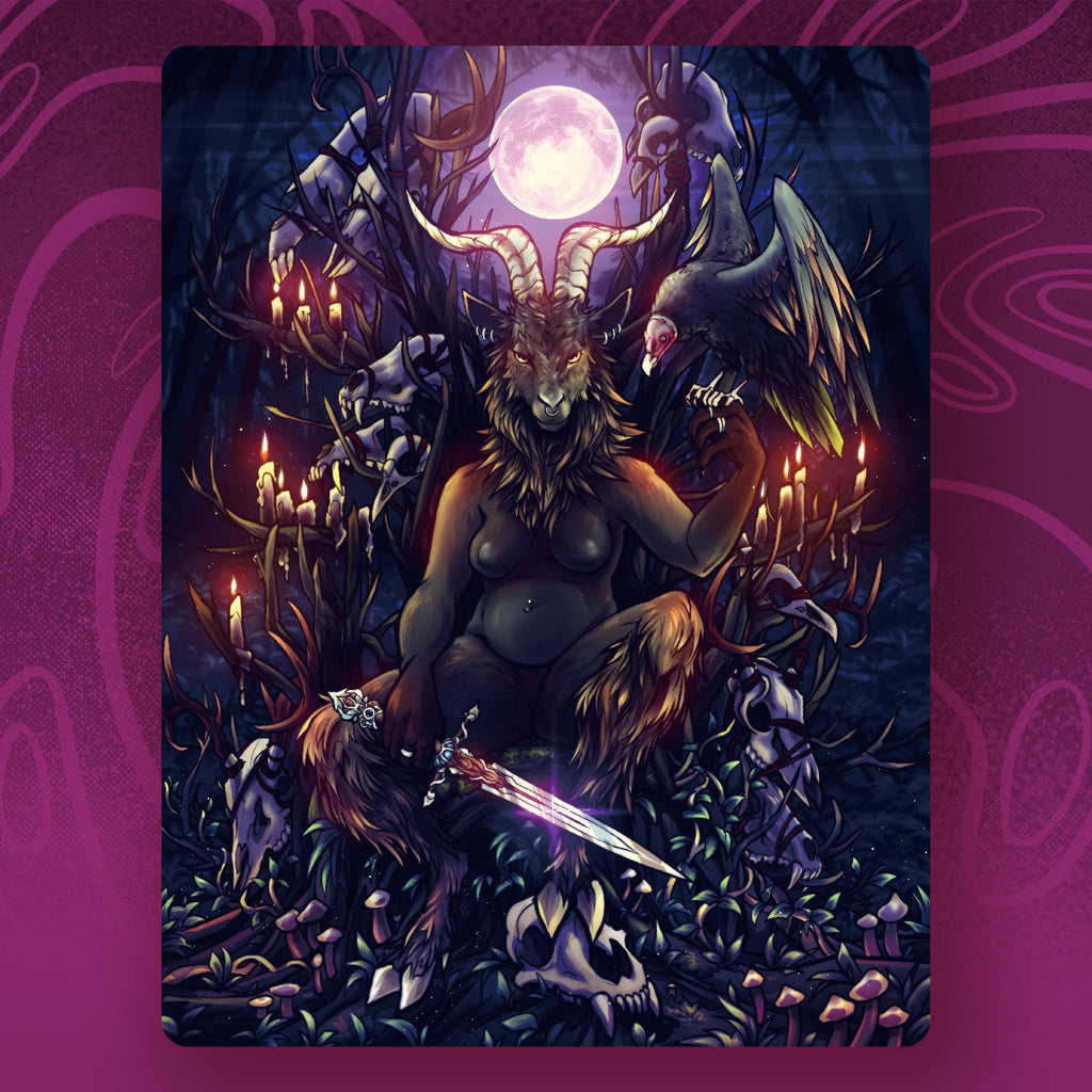 Throne Demon Tapestry
