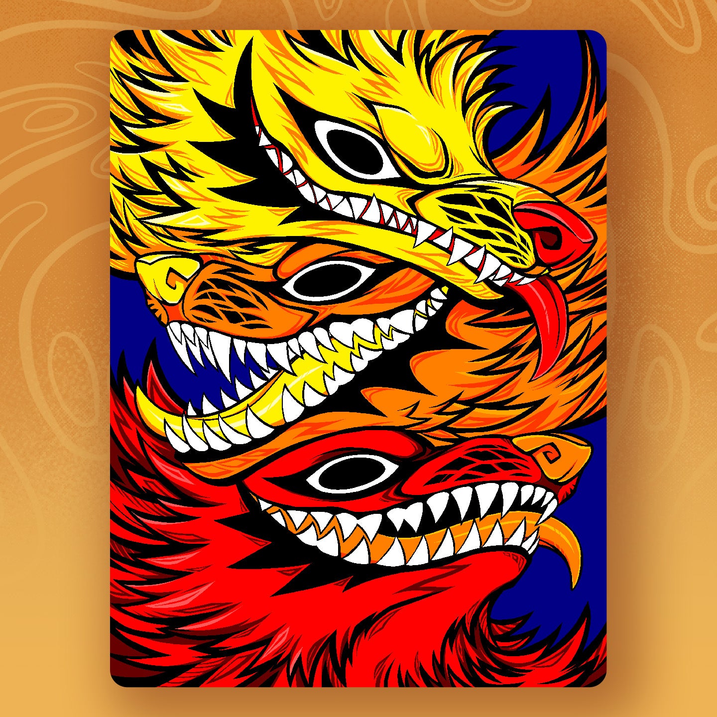 Wolf Spirits Tapestry
